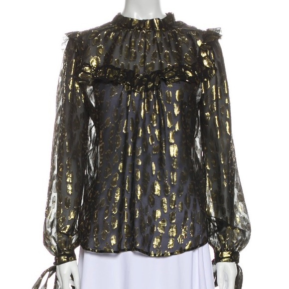 Veronica Beard Tops - Veronica Beard silk printed blouse